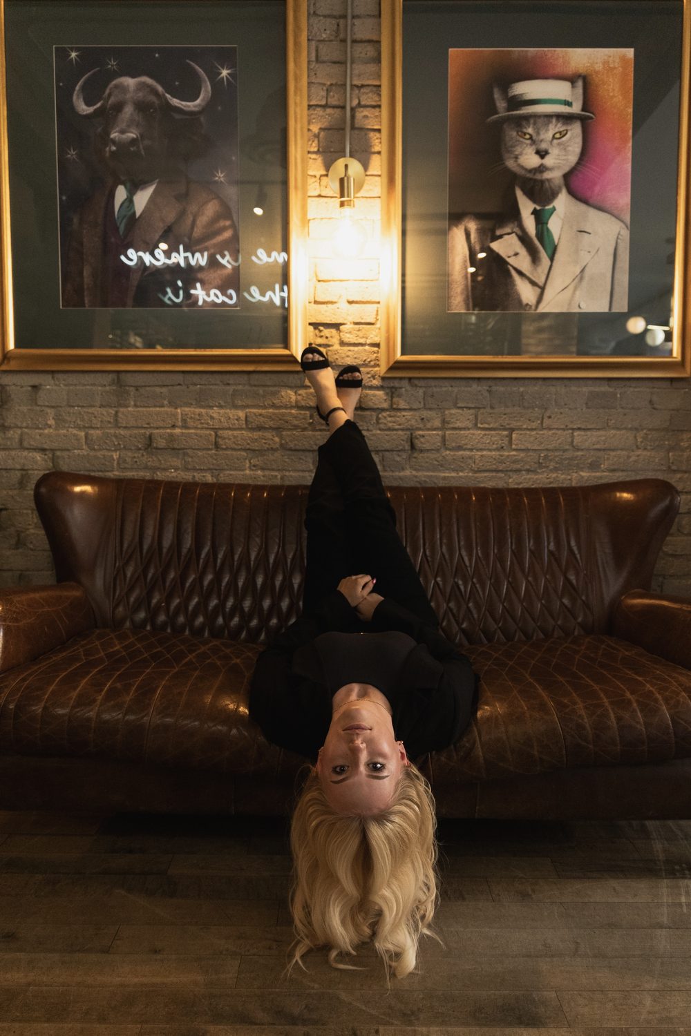 Makayla Noble in a candid editorial portrait.